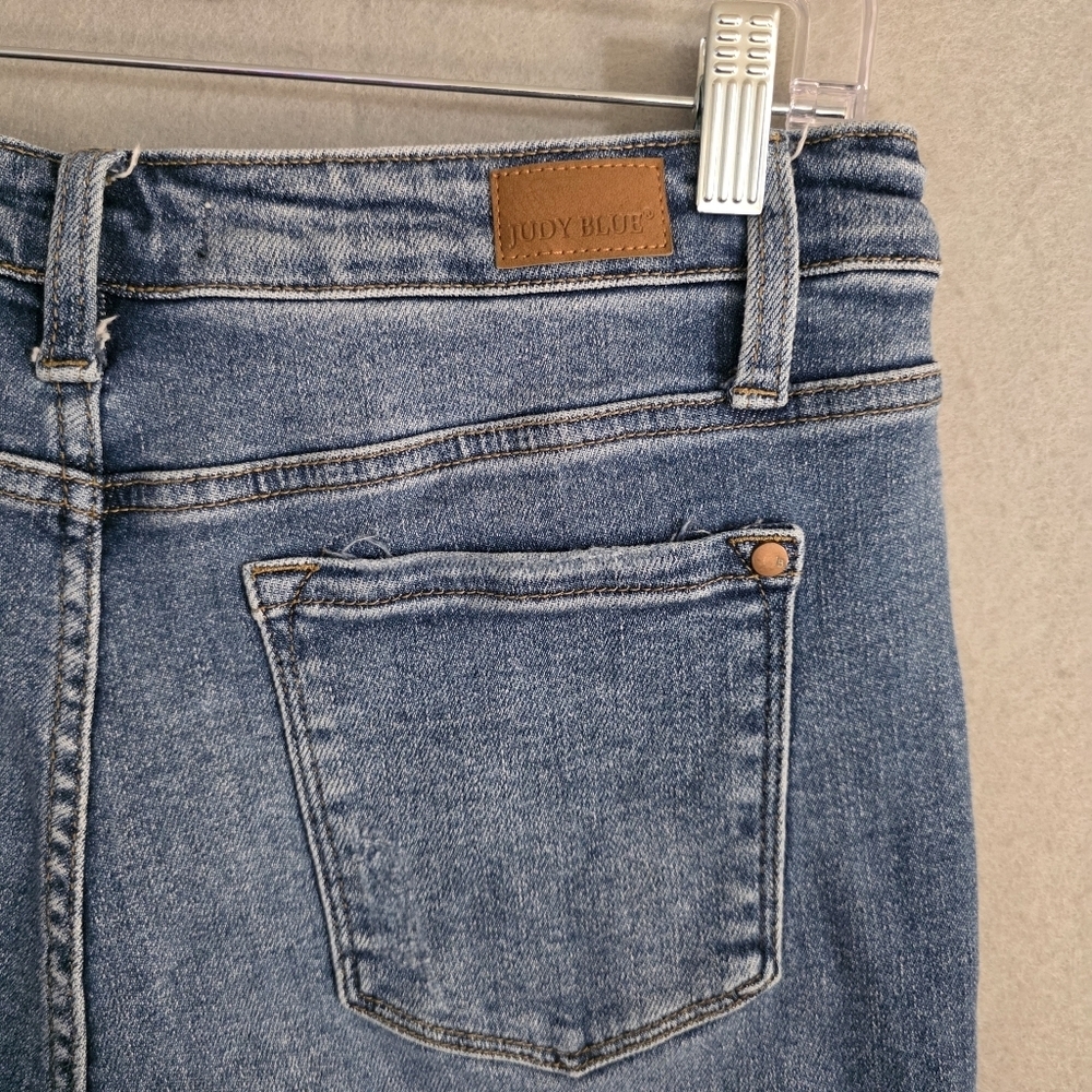Judy Blue Howdy High Waist Boyfriend Fit Seam Stitch Jeans JB88108MD Size 9/29 - Picture 11 of 12